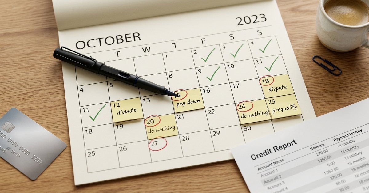 The 30-Day Credit Sprint: What to Fix Before You Apply for a Personal Loan
